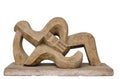 Reclining woman with guitar, sculpture by Jacques Lipchitz